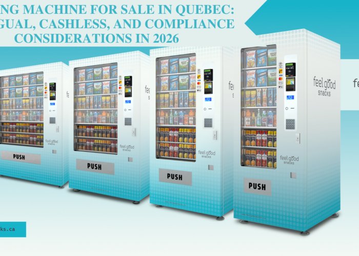 Vending Machine for Sale in Quebec: Bilingual, Cashless, and Compliance Considerations in 2026