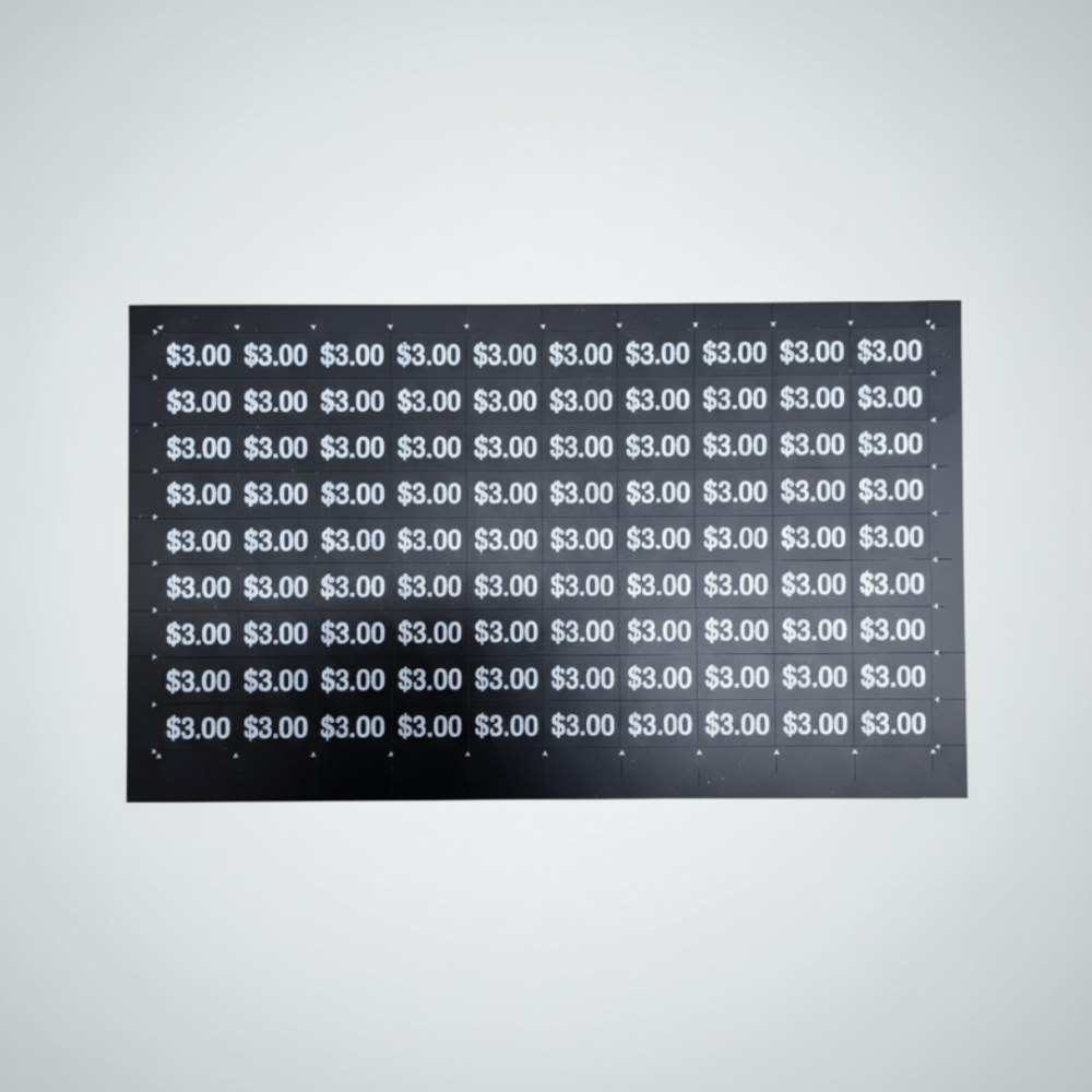 Price Sheets For All Prices